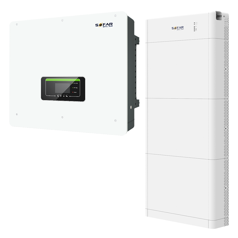 Hybrid-Solarwechselrichter HYD-Serie 5-20 kW & Lithium Speichersystem SOFAR BTS E5…E20-D5
